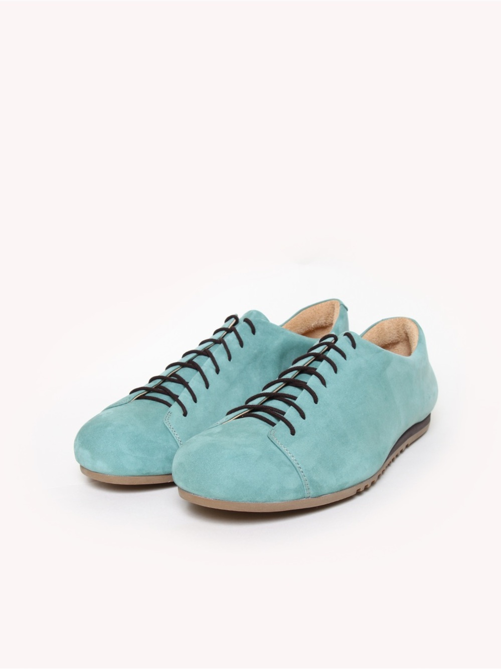 RARE Atheist Ich Bin nubuck leather shoes Women's 5.5-6 M  EU 36 Das Green shoe